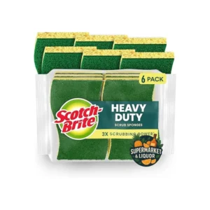 Scotch-Brite Heavy Duty Scrub Sponges (6-Pack) – $4.99