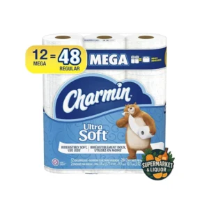 Charmin Ultra Soft Toilet Paper (12 Mega Rolls) – $12.99