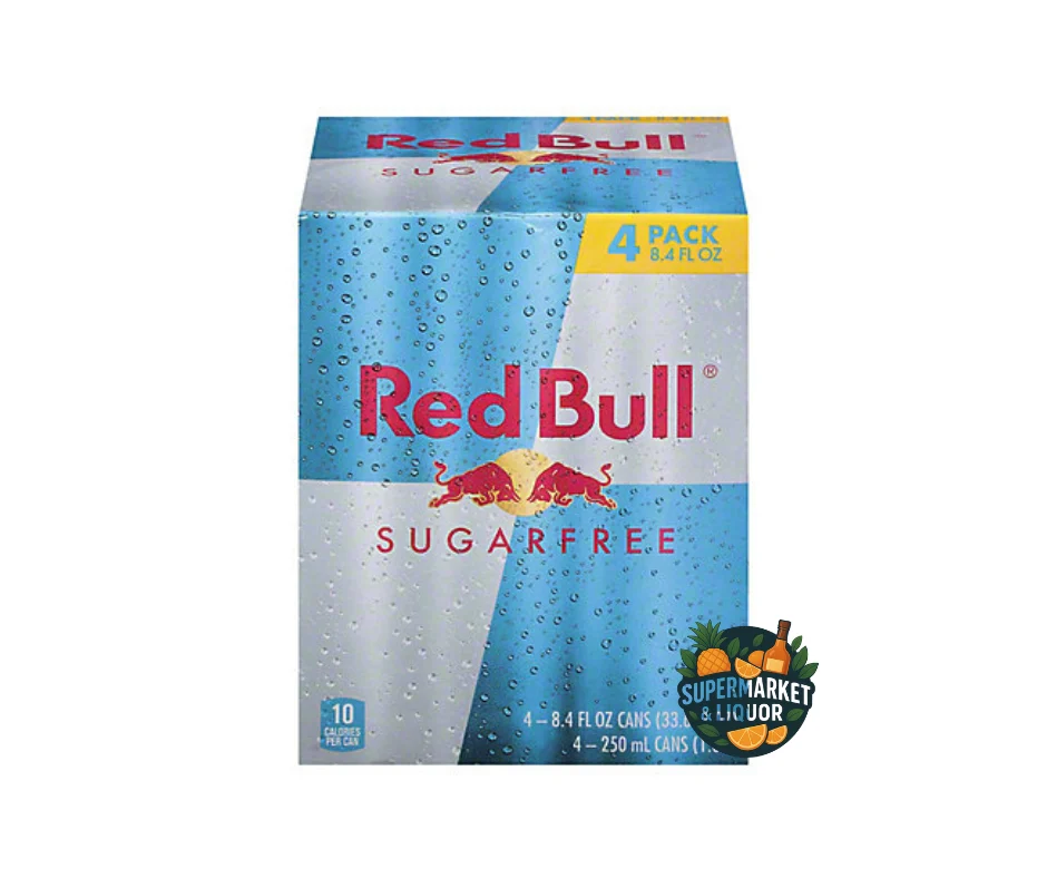 Red Bull Energy Drink (4-Pack, 8.4 oz cans) – $8.49